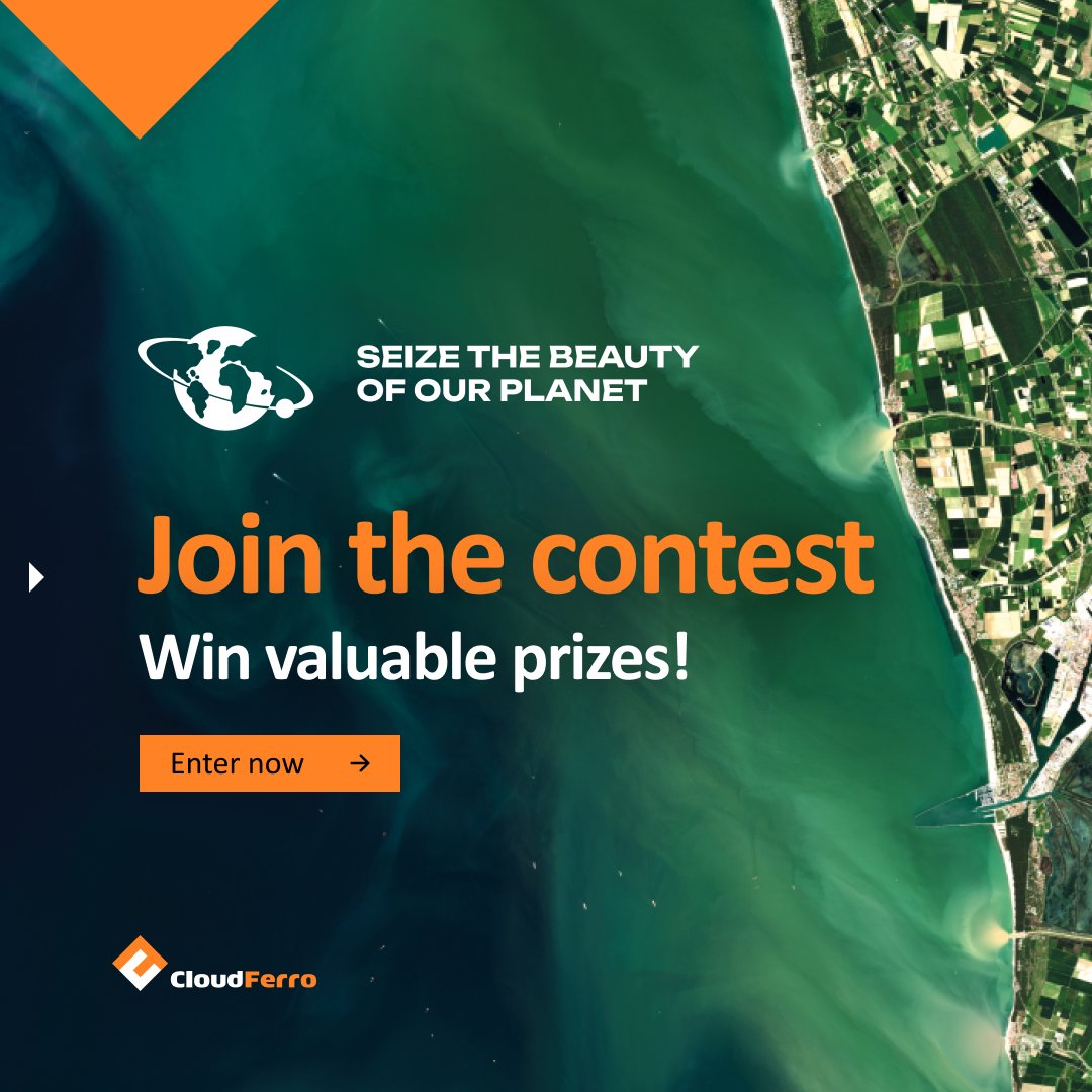 CloudFerro S.A. (@cloudferro) on Twitter photo Be the part of “Seize the beauty of our Planet” contest! This year, under the theme "Preserve the Earth," we're inviting you to generate a satellite image from the <a href="/CopernicusEU/">Copernicus EU</a> Programme that highlights the impact of environmental change 👉 cloudferro.com/contest2024/ Be the part of “Seize the beauty of our Planet” contest! This year, under the theme "Preserve the Earth," we're inviting you to generate a satellite image from the <a href="/CopernicusEU/">Copernicus EU</a> Programme that highlights the impact of environmental change 👉 cloudferro.com/contest2024/