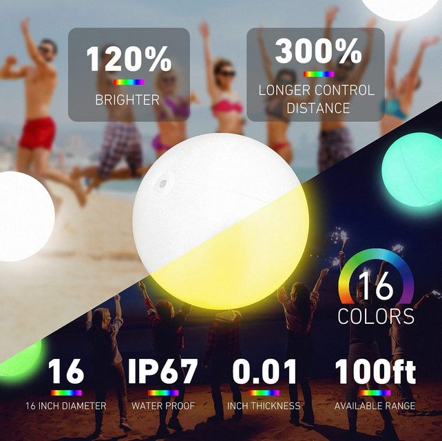 ErricoMichelle's tweet photo. Buy EvoFine Fun and Bright Beach Ball Online at Best Price in - Walmart Platform

This 16 color changing lights are so vibrant, and it makes evening beach games. It's super easy to inflate and lightweight for playing.
Sales Upto 70% OFF on Selected Iten - https://t.co/HvGOU5UC43 https://t.co/Mgbz2j7sXz