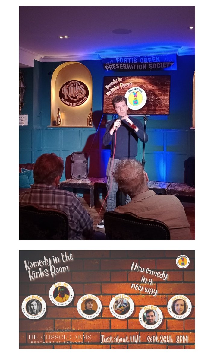 Comedy Night returning this Thursday! The perfect escape at your local pub. Tickets link in comments below:

#comedynight #muswellhill #eastfinchley