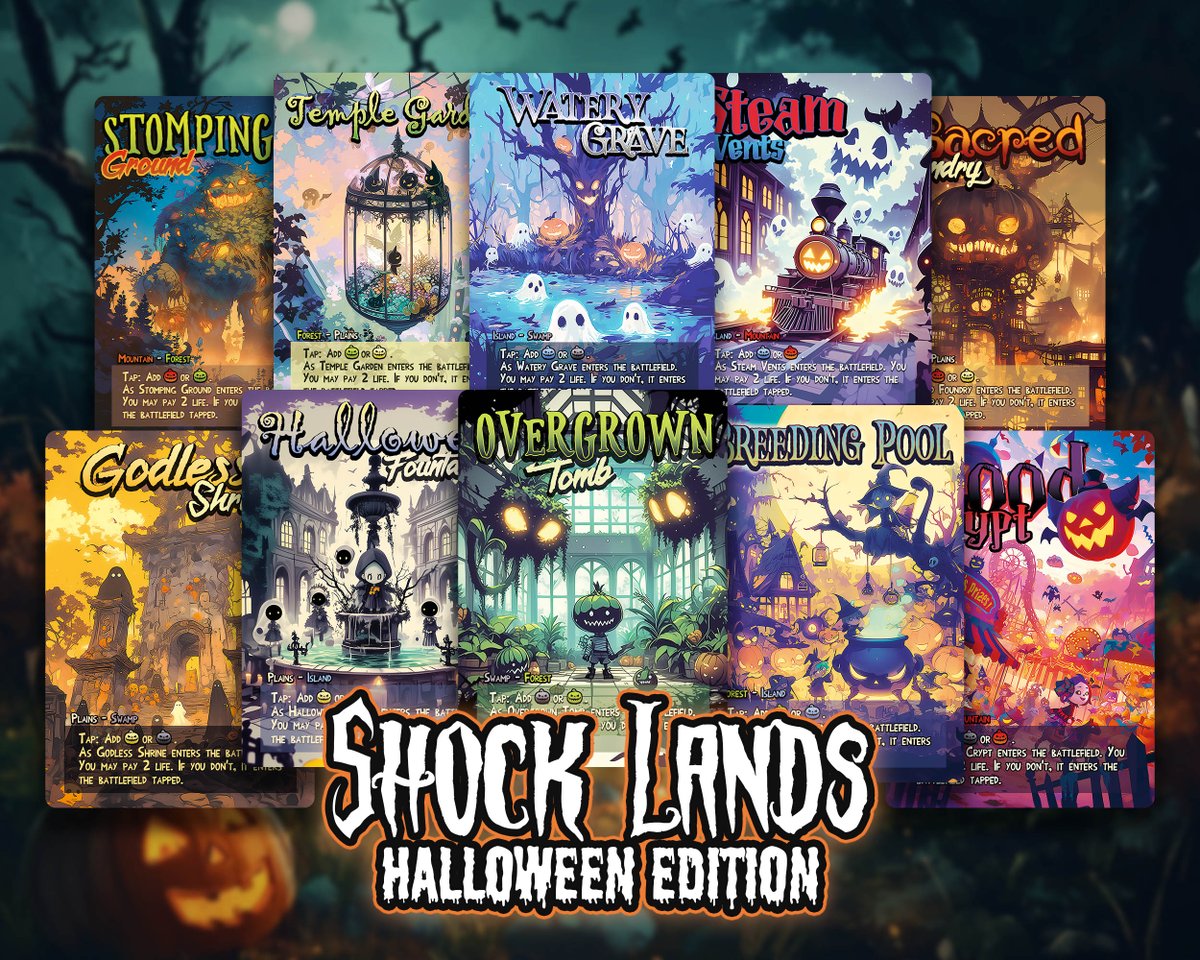 Magical_Proxy's tweet image. Halloween is there and finally we got our Custom Shock Land avaliable. 

#MTGArt #MTGPauper #MagicTheGathering #cEDH #MTGArena #mtgsecretlair #MTGEDH #EDH #Mtgproxy #MTGPioneer #art #mtgfinance #mtgalter #MTG #MTGThunder #mtgjp #MTGThunder #mtgpauper #shocklands