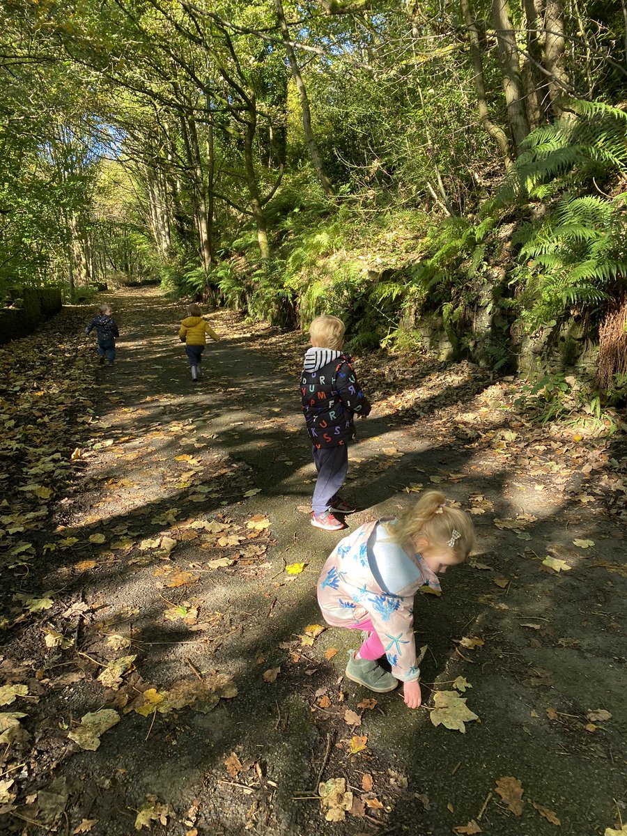 HolmbridgePS's tweet photo. This morning we went adventuring and hunting for Autumn items from nature……………watch this space to see what sort of things we make with our finds! 🍁🍂 https://t.co/veANfzdINV