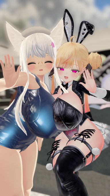 先日の写真上げ きなさんとWロリ巨! 