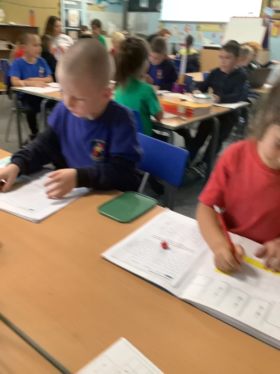MrsSW_Thatto's tweet photo. We used dice to add 3 numbers. We identified number bonds to 10 and near doubles #ThattoPrim_2SW_Maths https://t.co/wa8WNoIz8O