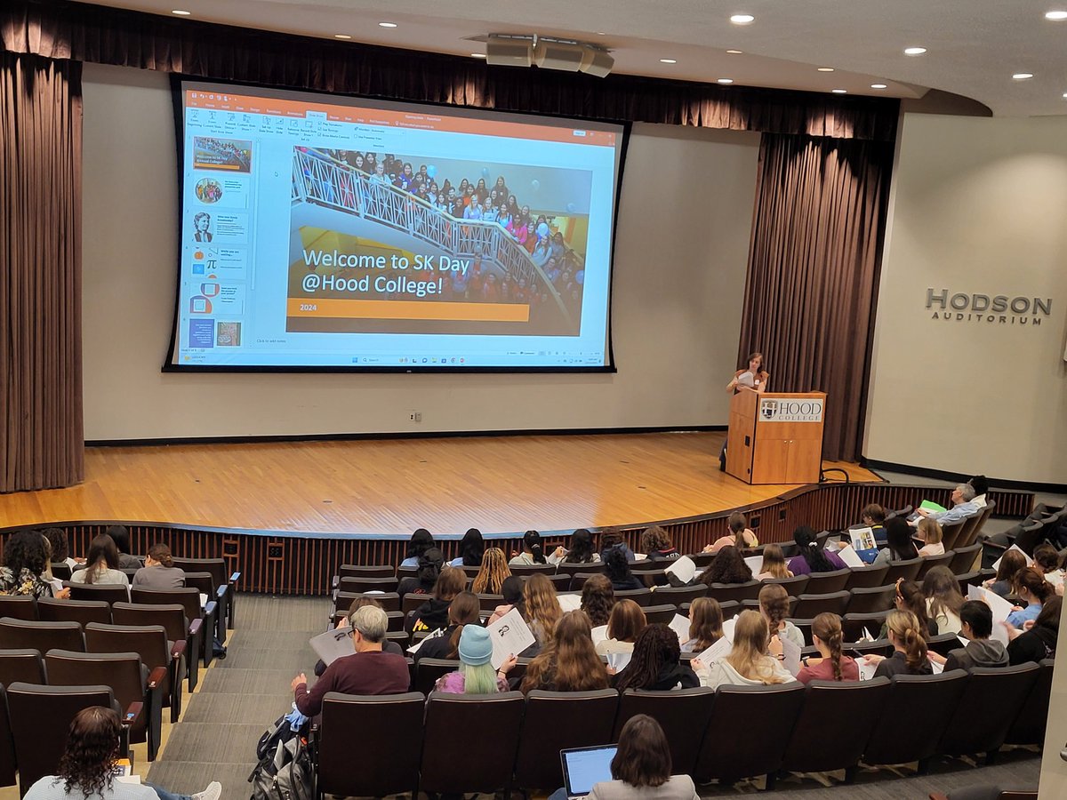 SSislerFCPSmath's tweet image. Opening of Sonia Kovalevsky Day w/ @hood_college and our FCPS high schools! #fcpssecmath @FCPSCurriculum @mathwendi
