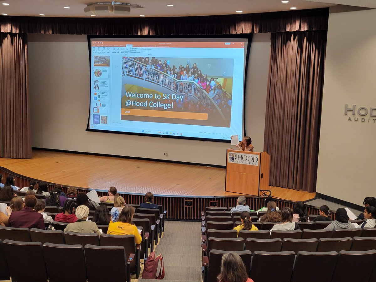 SSislerFCPSmath's tweet image. Opening of Sonia Kovalevsky Day w/ @hood_college and our FCPS high schools! #fcpssecmath @FCPSCurriculum @mathwendi