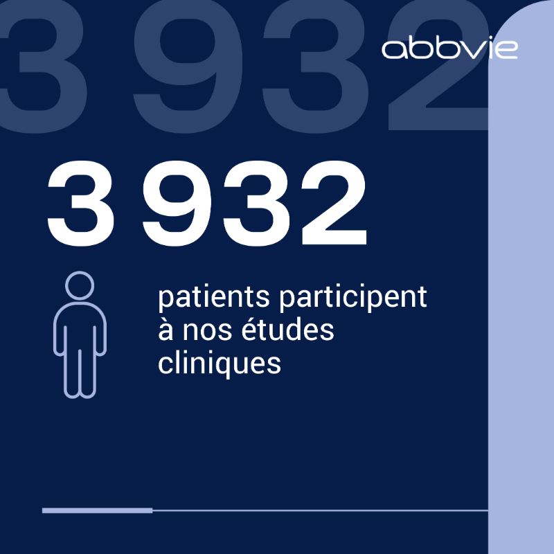 AbbVieFrance's tweet photo. 🔬 La #recherche clinique est une étape clé du développement de nouveaux médicaments.  
Elle permet de mieux comprendre les maladies, mieux les traiter et identifier les facteurs de risques potentiels. 
Découvrez-en plus sur notre approche de la recherche clinique👇