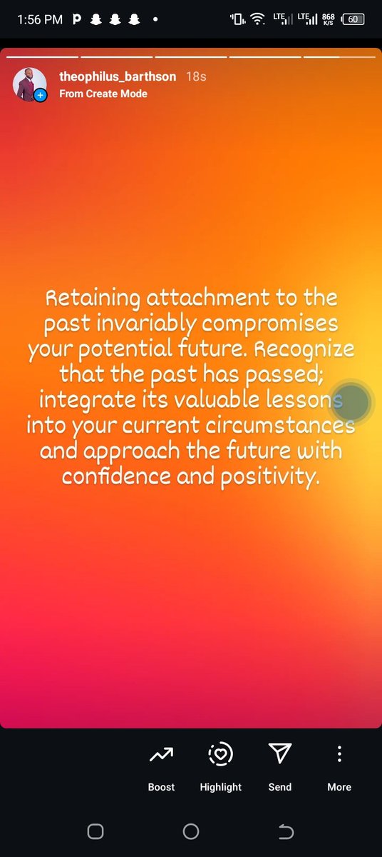 BarthsonT's tweet photo. Retaining attachment to the past invariably compromises your potential future. Recognize that the past has passed; integrate its valuable lessons into your current circumstances and approach the future with confidence and positivity. https://t.co/xcOF6rtxmQ