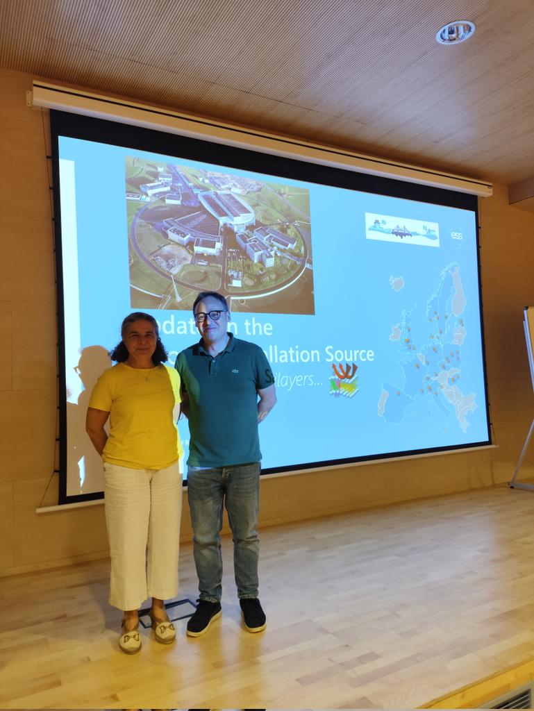 CFM (@cfmdonostia) on Twitter photo Today we recieve the visit of 💫👩🏫 Giovanna Fragneto, Scientific director at the <a href="/essneutron/">ESS</a> .
She will give an Update on the European Spallation Source.
<a href="/armanmaestro/">Armando Maestro</a> as the host
Thanks !
<a href="/Ikerbasque/">Ikerbasque</a> <a href="/upvehu/">UPV/EHU</a> @csic Today we recieve the visit of 💫👩🏫 Giovanna Fragneto, Scientific director at the <a href="/essneutron/">ESS</a> .
She will give an Update on the European Spallation Source.
<a href="/armanmaestro/">Armando Maestro</a> as the host
Thanks !
<a href="/Ikerbasque/">Ikerbasque</a> <a href="/upvehu/">UPV/EHU</a> @csic