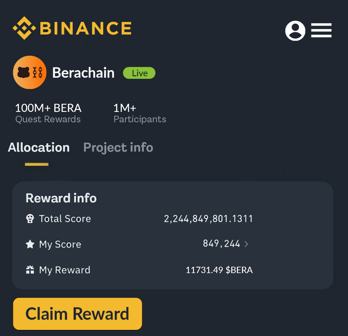 0x_Discover's tweet photo. 🐻⛓️Berachain Airdrop Alert!

Berachain bArtio is now available on the @binance Web3 Wallet.
📅Deadline: in 20 days

$0 cost / Reward $5,350

🧵: A complete guide on farming $BERA airdrop. https://t.co/gJbzGD1YmF