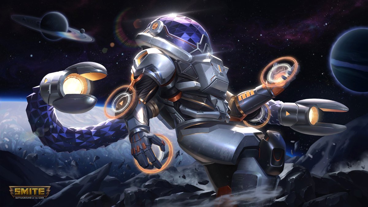 SMITE : Olorun Interstellar
Splash Art for SMITE : Battleground of the Gods 
© Titan Forge Games &amp; Hi-Rez Studios  

artstation.com/chou1602 
#splashart #Smite #illustration #scifi