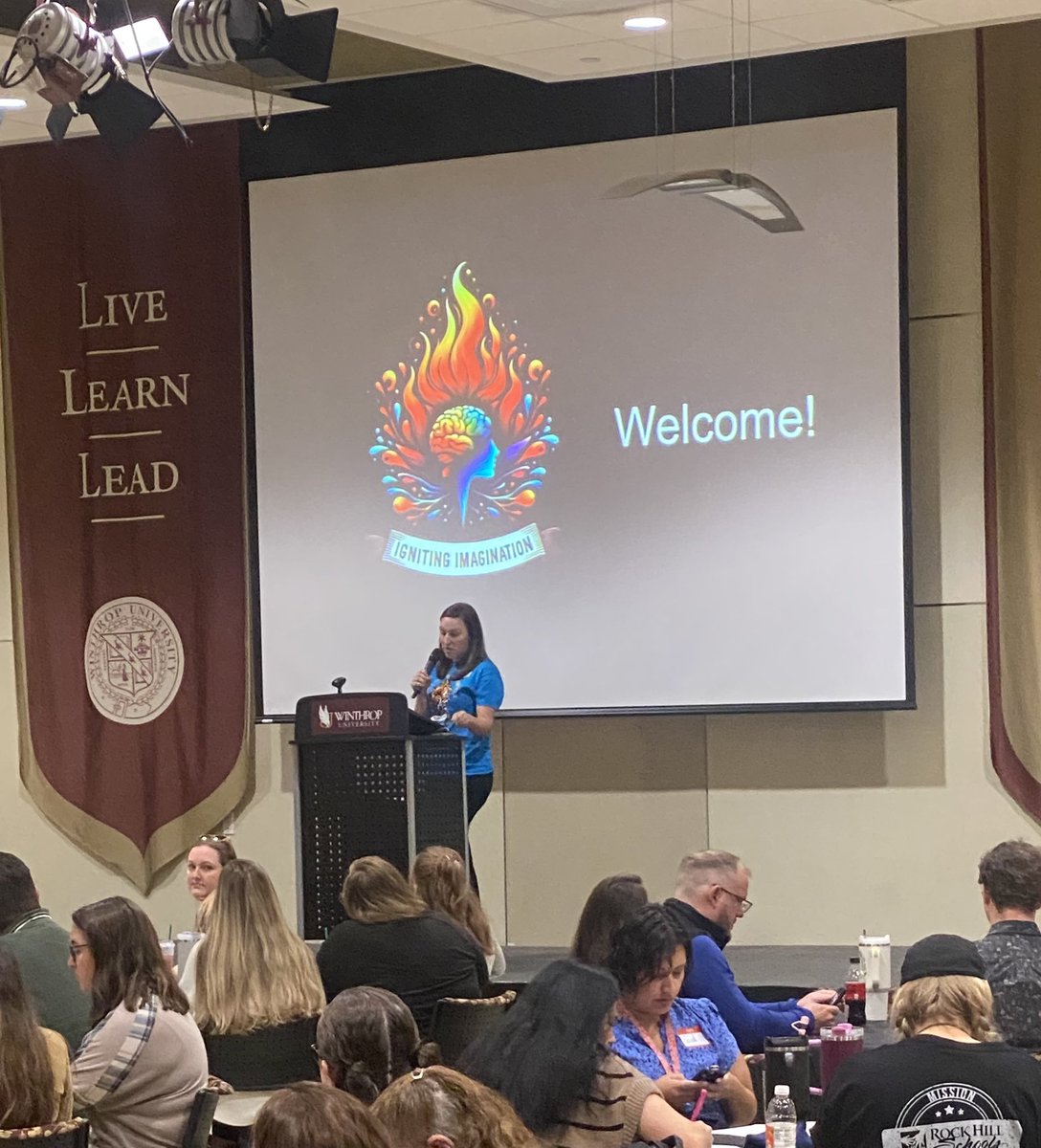 Rod Ruth (@rodruth1) on Twitter photo Getting things started at the Olde English Consortium Fine Arts Conference! <a href="/CloverEagles/">Clover Schools</a> <a href="/FanningforSC/">Sen. Mike Fanning</a> #fineartsOEC <a href="/winthropu/">Winthrop University</a> <a href="/abcinstitutesc/">ABCInstituteSC</a> 🎭🎨🎺🎤🎼🎶🥁🎹🎻 Getting things started at the Olde English Consortium Fine Arts Conference! <a href="/CloverEagles/">Clover Schools</a> <a href="/FanningforSC/">Sen. Mike Fanning</a> #fineartsOEC <a href="/winthropu/">Winthrop University</a> <a href="/abcinstitutesc/">ABCInstituteSC</a> 🎭🎨🎺🎤🎼🎶🥁🎹🎻