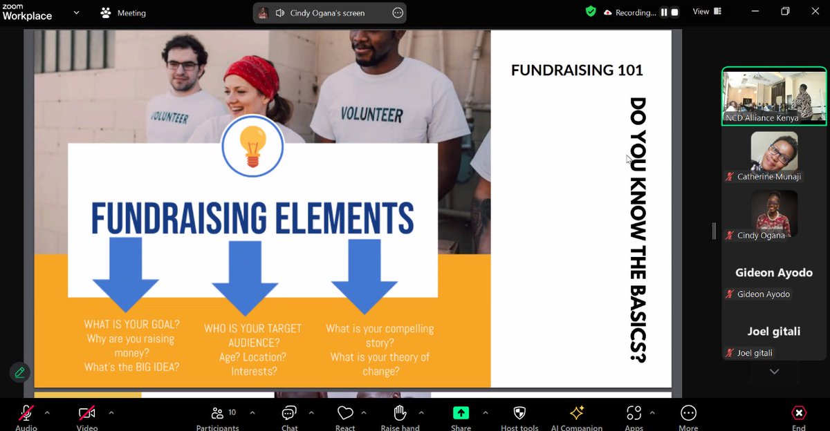 NCD Alliance Kenya (@ncdallianceke) on Twitter photo Today, we empowered our membership on Resource Mobilization as a key opportunity for our members to enhance their knowledge, and skills in fundraising.
There is power in collective voice. - <a href="/cindyogana/">#EneOgana</a> 
<a href="/IOGTNTOMOVEMENT/">IOGT-NTO-Movement</a> <a href="/ncdalliance/">NCD Alliance</a> <a href="/DNCDA/">Danish NCD Alliance</a> <a href="/narcolepsyAfric/">Narcolepsy Africa Foundation</a> <a href="/kenconetwork/">Kenyan Network of Cancer Organizations</a> <a href="/FsoT21/">T21FSO ( Down Syndrome - Kenya)</a> Today, we empowered our membership on Resource Mobilization as a key opportunity for our members to enhance their knowledge, and skills in fundraising.
There is power in collective voice. - <a href="/cindyogana/">#EneOgana</a> 
<a href="/IOGTNTOMOVEMENT/">IOGT-NTO-Movement</a> <a href="/ncdalliance/">NCD Alliance</a> <a href="/DNCDA/">Danish NCD Alliance</a> <a href="/narcolepsyAfric/">Narcolepsy Africa Foundation</a> <a href="/kenconetwork/">Kenyan Network of Cancer Organizations</a> <a href="/FsoT21/">T21FSO ( Down Syndrome - Kenya)</a>