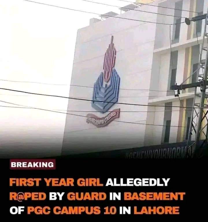 BarristerEliza's tweet photo. Shame on #Punjabcollege on not taking any action against this shamefull act done by girl's college guard. 💔🤐
#Lahore https://t.co/cqUo3ZtrCm