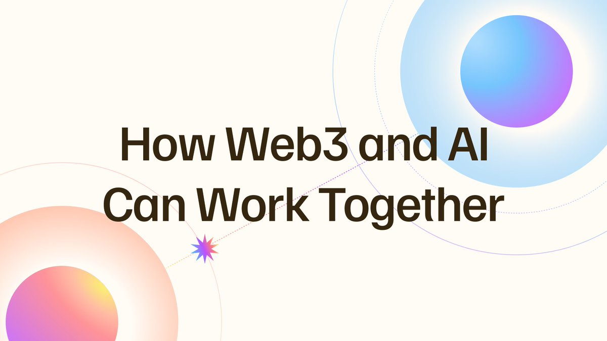 0G_labs's tweet image. The integration of AI and #crypto is not just a possibility is transforming artificial intelligence. 
At #0GLabs, we believe that crypto & artificial intelligence will enable smarter systems that Web3 empowers.
3 ways that crypto will improve AI 🧵🤝