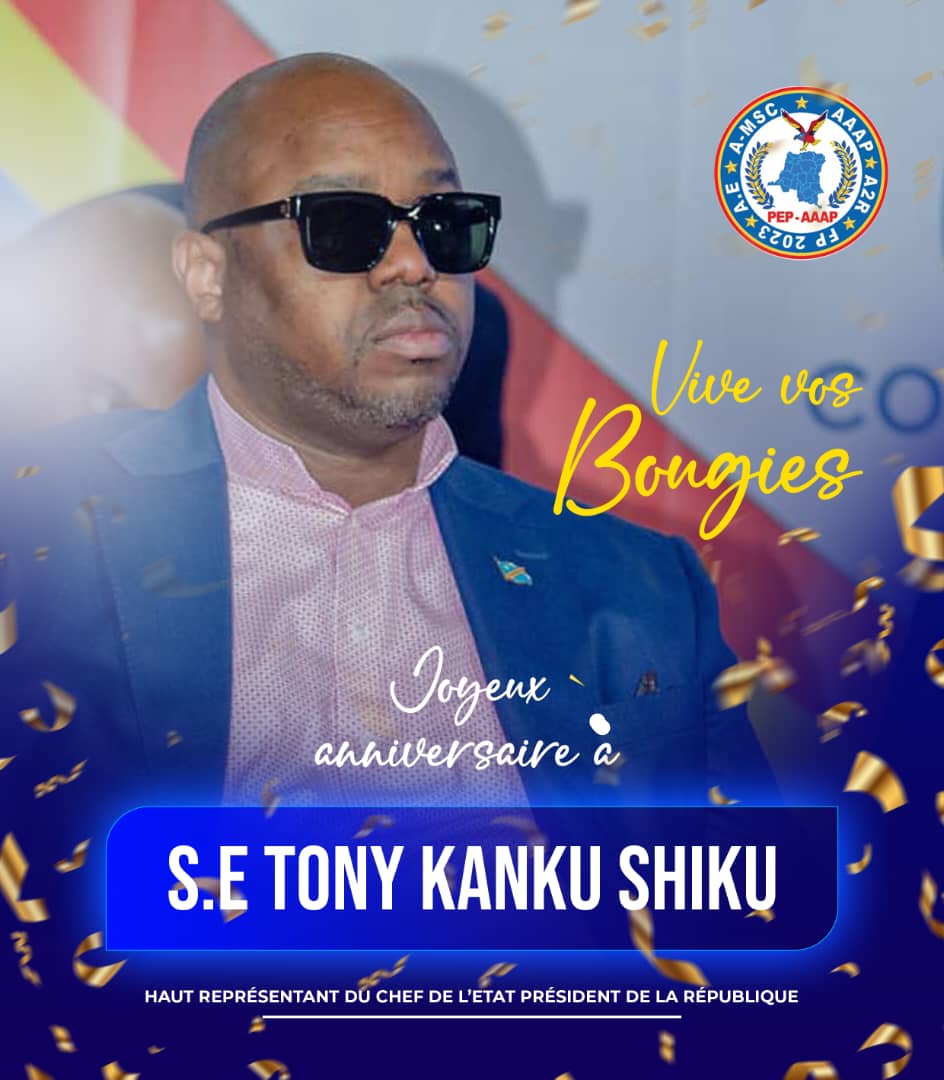 AcorRdc's tweet photo. Vive vos bougies S.E @TonykankuShiku7 Haut Représentant de l’Autorité Morale de la PEP-AAAP et Autorité de Référence du Parti Politique ACOR,
Nous te célébrons TKS le Coach. https://t.co/5YTJvfpFUw