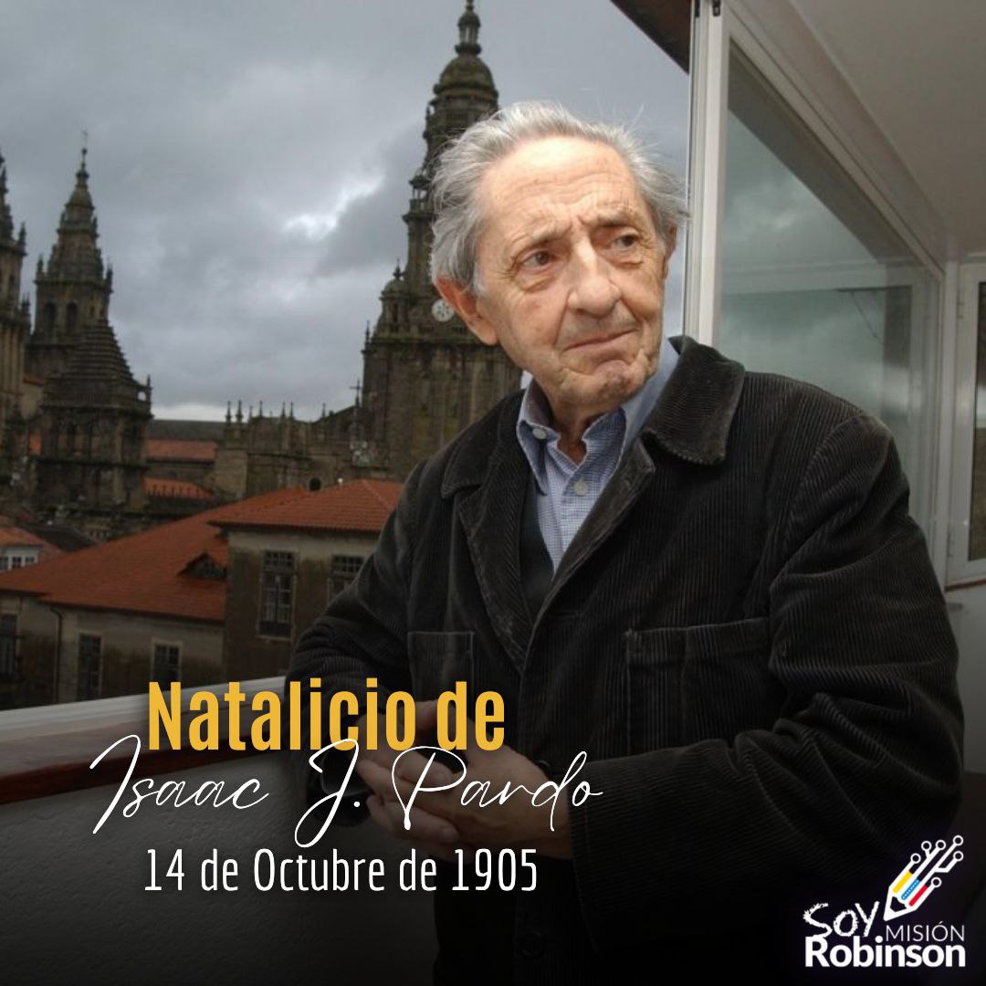 MisinRobinsonP2's tweet photo. En el año de 1905 nace Isaac J. Pardo Intelectual, político y médico e investigador venezolano, se dedicó al estudio de la tuberculosis, como también, es conocido por sus obras: Esta tierra de Gracia (1955) y   La invención de la Utopía (1983).

@NicolasMaduro 
@HectoRodriguez https://t.co/SG4YL1b8bM