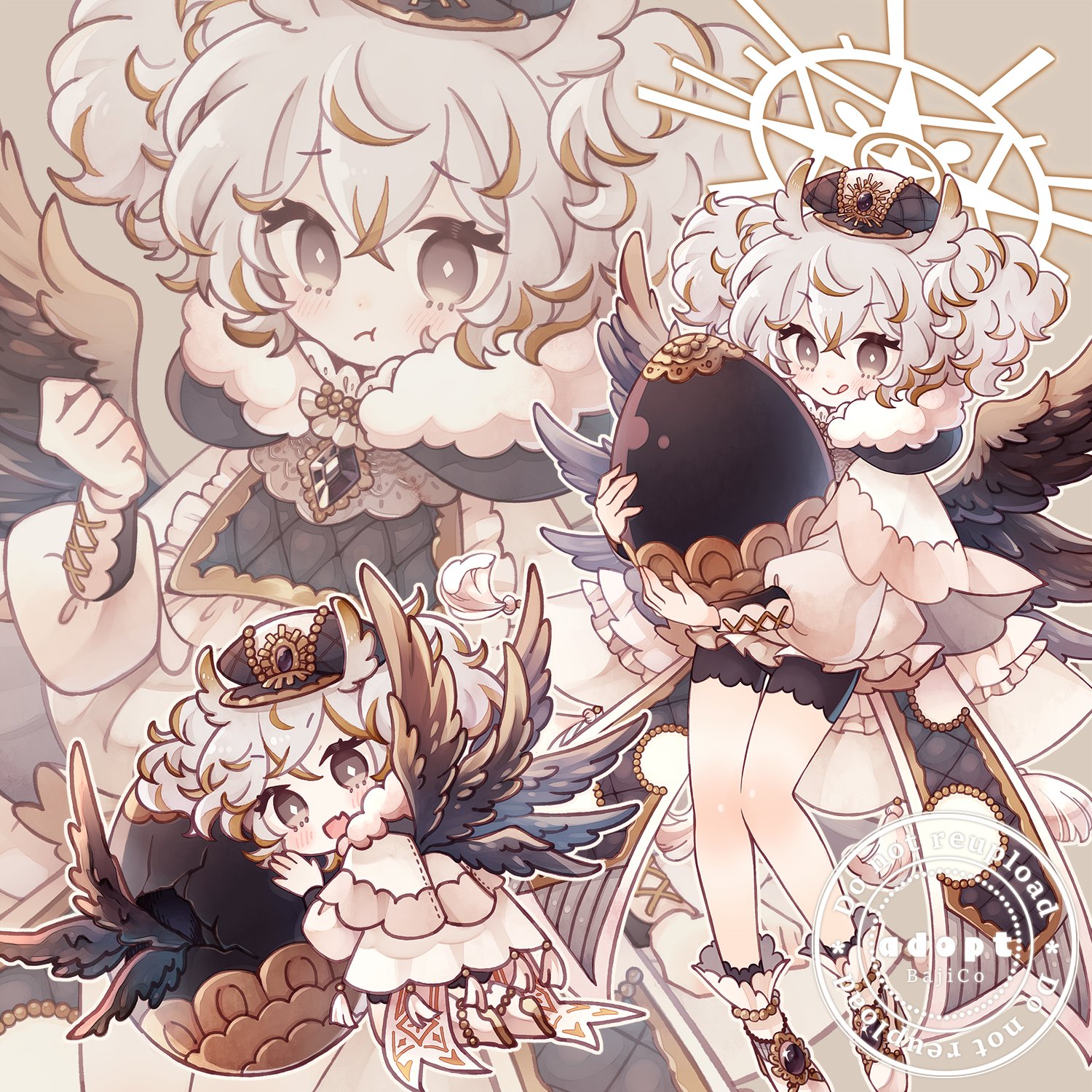 にこにこ絵画3つ BajiCo(バージニア) (@b612virginia) / X