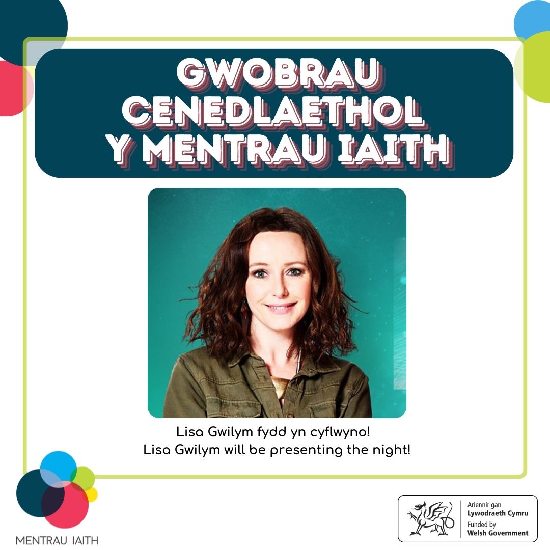 🥳 Lisa Gwilym yn cyflwyno... 🥳

Mor falch fod Lisa Gwilym wedi cytuno i gyflwyno Gwobrau Cenedlaethol y Mentrau Iaith yn Galeri, 12/11/24. Diolch @bbcradiocymru am eich cefnogaeth.

Edrych ymlaen bois!

#Cymraeg #GwobrauCenedlaethol #MentrauIaith