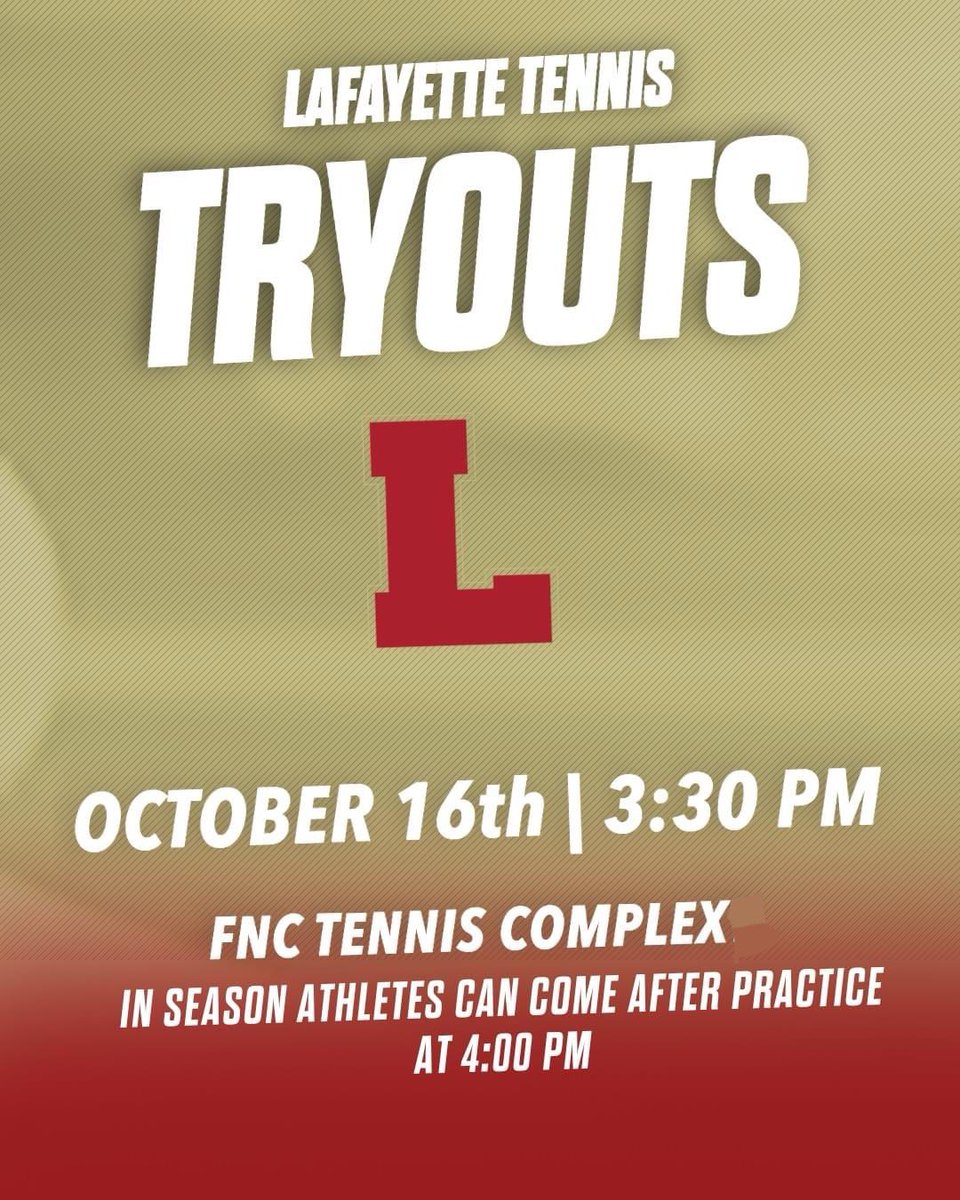 Lafayette Tennis (@lafco_tennis) on Twitter photo 