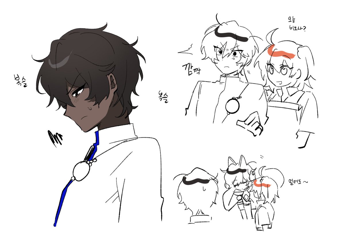 머리 만지고싶음