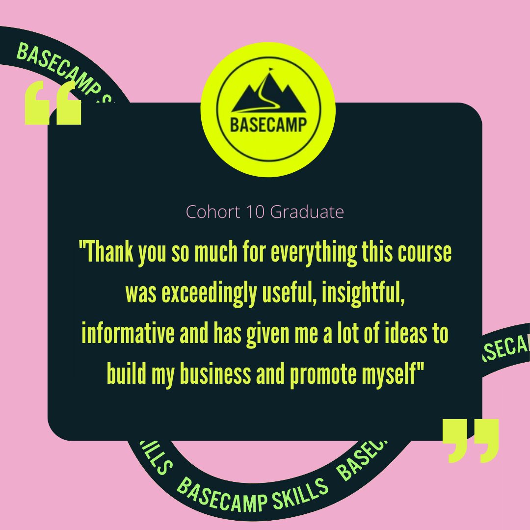 Basecamp (@weare_basecamp) on Twitter photo Check out the positive feedback we received from one of our cohort 10 Graduates π
Are you looking to share your expertise with the next generation of Digital Marketing Professionals?
Email us at hello@wearebasecamp.co.uk to get Involved! Check out the positive feedback we received from one of our cohort 10 Graduates π
Are you looking to share your expertise with the next generation of Digital Marketing Professionals?
Email us at hello@wearebasecamp.co.uk to get Involved!