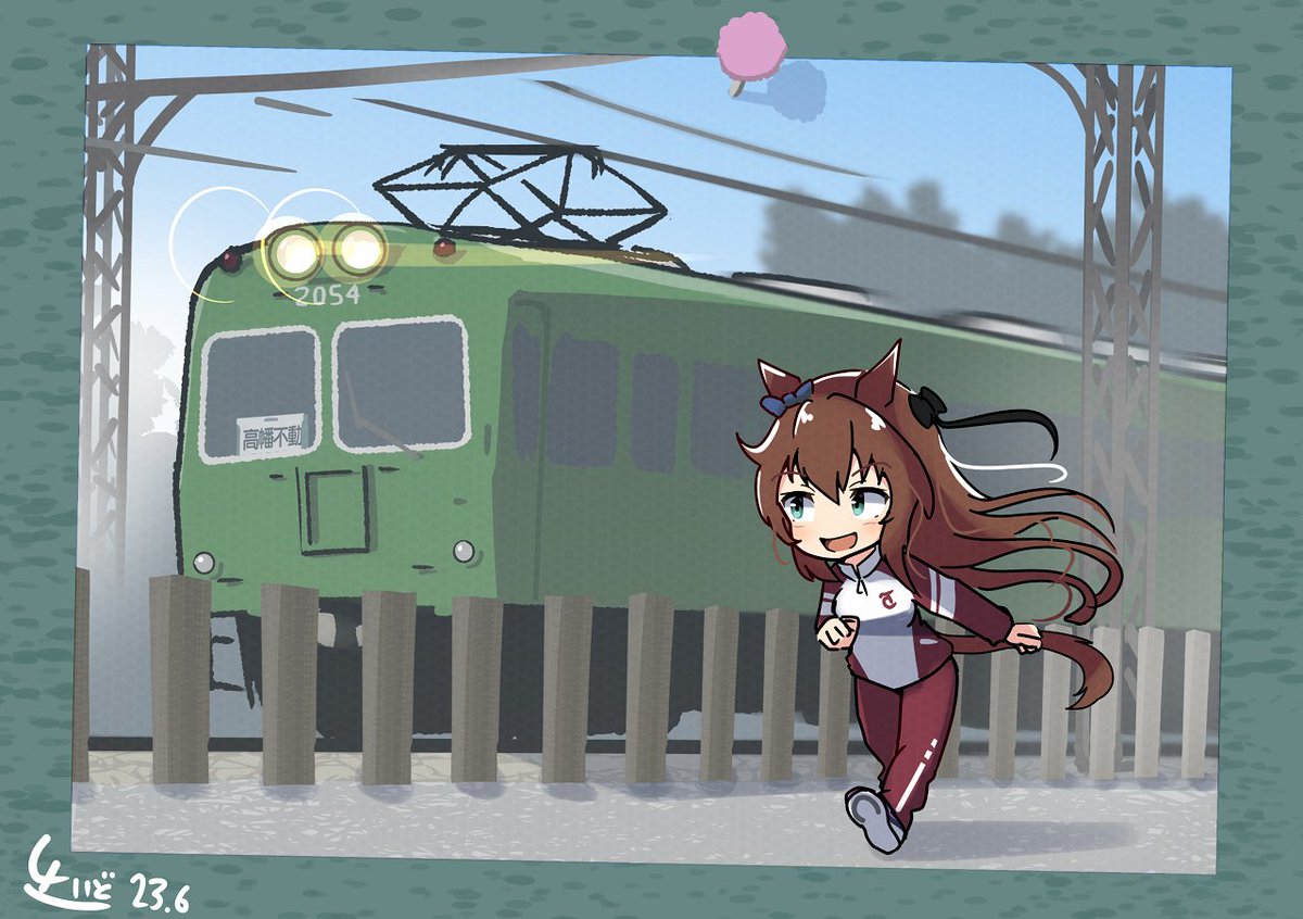 #鉄道の日2024 ウマ娘x鉄道系の絵を再掲・・・まぁ電車あんま描いてないんですが 