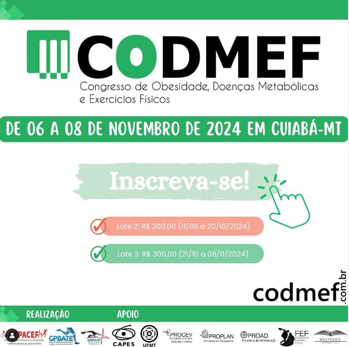 UFMT's tweet photo. 🗣️ Congresso na UFMT discute obesidade e doenças metabólicas https://t.co/rHJWfnQfb3