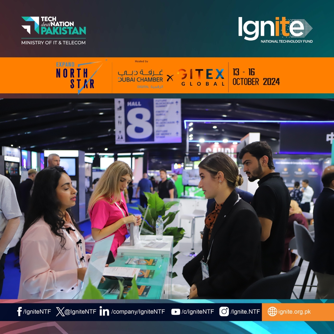 IgniteNTF's tweet image. 🚀 Ready for #GITEX2024? Catch #TeamIgnite at #ExpandNorthStar in #Dubai, showcasing Pakistan's top innovators! Connect with brilliant minds driving the future of tech at the Ignite Pavilion. Don’t miss out—let’s spark something extraordinary! #Ignite #Innovation #Pakistan