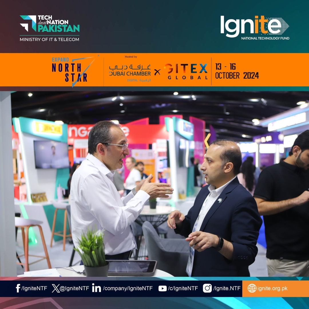 IgniteNTF's tweet image. 🚀 Ready for #GITEX2024? Catch #TeamIgnite at #ExpandNorthStar in #Dubai, showcasing Pakistan's top innovators! Connect with brilliant minds driving the future of tech at the Ignite Pavilion. Don’t miss out—let’s spark something extraordinary! #Ignite #Innovation #Pakistan