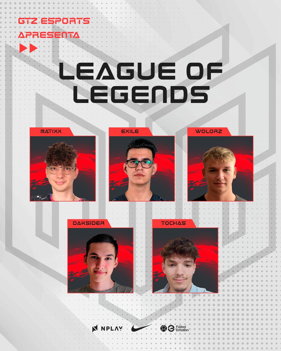 GTZ Esports (@gtzesports) on Twitter photo Os <a href="/GTZEsports/">GTZ Esports</a> apresentam a sua nova divisão de League Of Legends que irá representar o clube na prestigiada competição Iberican Cup 2024 <a href="/LVPesLoL/">Superliga Domino's - League of Legends</a> ⚔️
Roster:
🛡️Mateusz “Matixx” Dworakowski <a href="/Matixxlol/">Matixx</a>
🌿Andrei “Exile” Popa <a href="/Exile1v9/">Exile</a>
🎩Krzysztof “Wolorz” Kasprzak <a href="/wolorzlol/">wolorz</a> Os <a href="/GTZEsports/">GTZ Esports</a> apresentam a sua nova divisão de League Of Legends que irá representar o clube na prestigiada competição Iberican Cup 2024 <a href="/LVPesLoL/">Superliga Domino's - League of Legends</a> ⚔️
Roster:
🛡️Mateusz “Matixx” Dworakowski <a href="/Matixxlol/">Matixx</a>
🌿Andrei “Exile” Popa <a href="/Exile1v9/">Exile</a>
🎩Krzysztof “Wolorz” Kasprzak <a href="/wolorzlol/">wolorz</a>