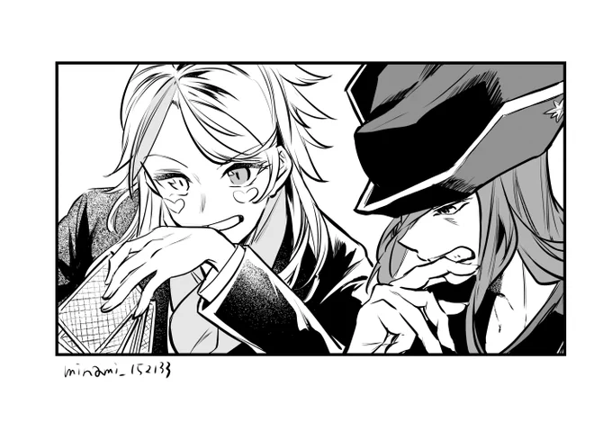 #メギドワンドロワンライ
カスピエルの架空のマンガ一コマ 