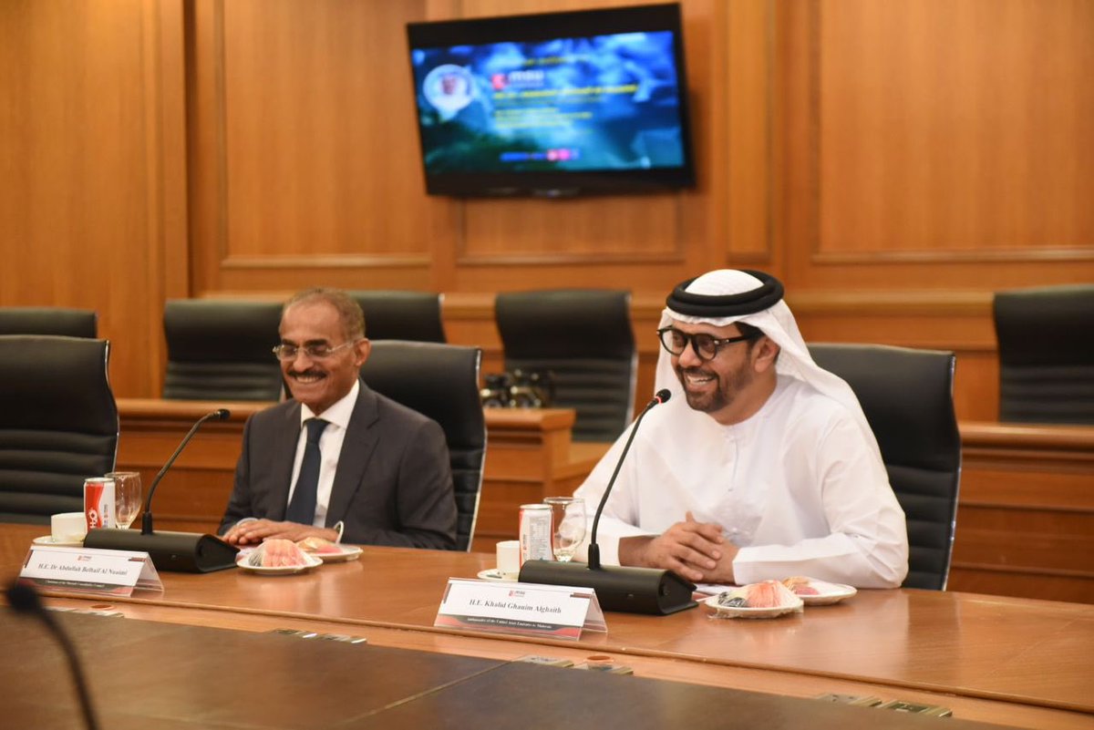 Mohd Shukri Ab Yajid (@mohdshukriyajid) on Twitter photo Delighted to receive HE Dr. Abdullah Belhaif Al Nuaimi, Chairman of the Sharjah Consultative Council, accompanied by HE Dr Mubarak Saeed AlDhaheri UAE Ambassador to <a href="/MSUmalaysia/">🌺 MSU Malaysia</a> campus. Insightful discourse on sustainability & its impact in the global context. #MSUsdg Delighted to receive HE Dr. Abdullah Belhaif Al Nuaimi, Chairman of the Sharjah Consultative Council, accompanied by HE Dr Mubarak Saeed AlDhaheri UAE Ambassador to <a href="/MSUmalaysia/">🌺 MSU Malaysia</a> campus. Insightful discourse on sustainability & its impact in the global context. #MSUsdg