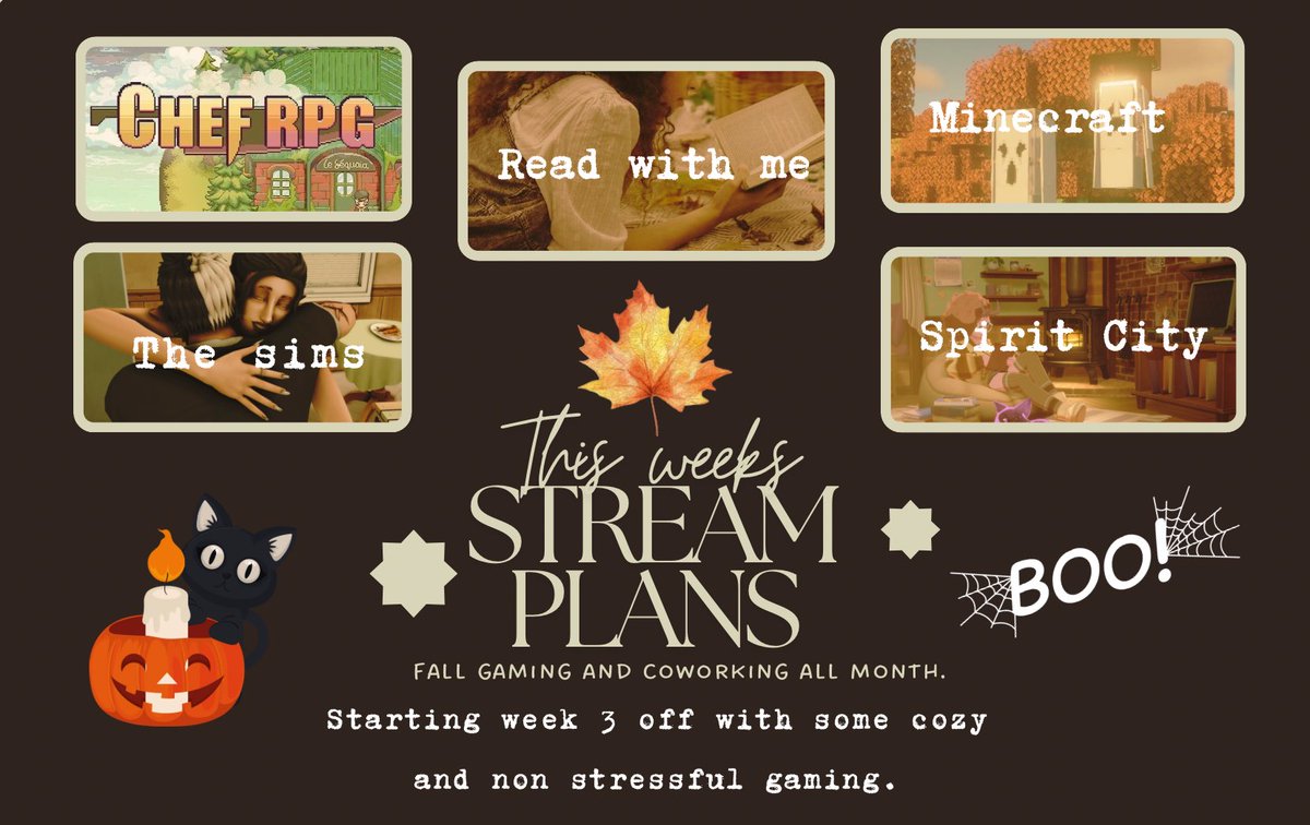 altciee's tweet photo. This weeks streaming plans hope to see you this weeks for some gaming and a little coworking . *

— Monday : 8pm cst - Tuesday : 11am cst 
— Wednesday : 4pm cst - Friday : 8pm cst 
⭐️ if anything changes I’ll update as always here &amp; in my discord server! 📖 •* https://t.co/ZQwHDFb7U8