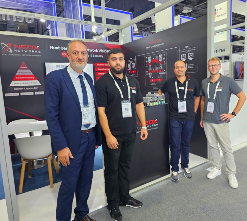 The NEOX team welcomes you in #Dubai and the #GITEX at the German Pavilion in Hall 2, Stand H2-C15 

Learn everything you need to know about #NetworkVisibility - the foundation for #NetworkSecurity.

#networkobservability #NetworkTAP #NetworkPacketBroker #packetcapture