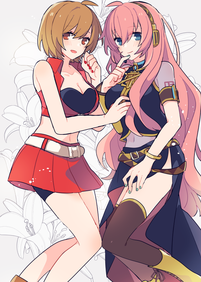 巡音ルカ ,メイコ(VOCALOID) 「」|由杞のイラスト