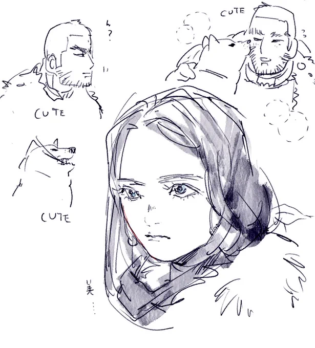一話観たのらくがき… 