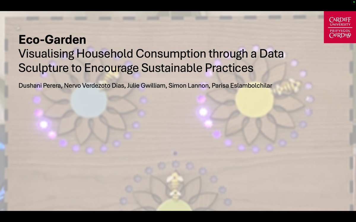 Presented our paper on `Eco-Garden', visualising household consumption data through a data physicalisation, at <a href="/ieeevis/">IEEE VIS</a> Workshop on Visualization for #ClimateAction and #Sustainability 
#dataphysicalization