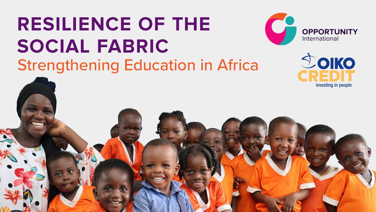 Opportunity International EduFinance (@oiedufinance) on Twitter photo Register for Financial Inclusion Week! 🌍 Don’t miss our panel “Resilience of the Social Fabric: Strengthening Education in Africa,” featuring <a href="/FortuneCredit/">Fortune Credit</a> <a href="/Oikocredit/">Oikocredit Intl</a> @OppIntl.
🎥 Watch it on demand: ow.ly/nBgM50TKKen
#FinancialInclusion #EduFinance Register for Financial Inclusion Week! 🌍 Don’t miss our panel “Resilience of the Social Fabric: Strengthening Education in Africa,” featuring <a href="/FortuneCredit/">Fortune Credit</a> <a href="/Oikocredit/">Oikocredit Intl</a> @OppIntl.
🎥 Watch it on demand: ow.ly/nBgM50TKKen
#FinancialInclusion #EduFinance