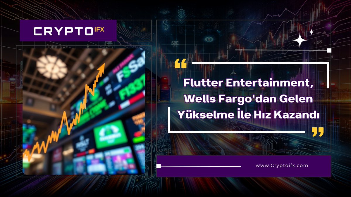 CryptoIFX's tweet image. Flutter Entertainment, Wells Fargo&apos;dan Gelen Yükselme İle Hız Kazandı

#FlutterEntertainment #FanDuel #WellsFargo #HisseYükselişi #Yatırım #Finans