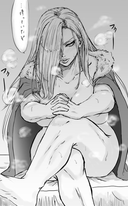 これまで描いたオリヴィエ・ミラ・アームストロングの絵は全部蒸れてた……
寒い地域だし…… 