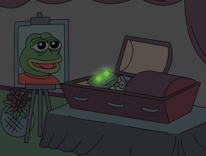 RikeshK28597982's tweet photo. Yes! Pepe is making a big comeback! It’s always fun to see how the meme evolves and adapts to new trends. What’s your favorite version of Pepe? 🐸🎉 https://t.co/meLYNdFNjT