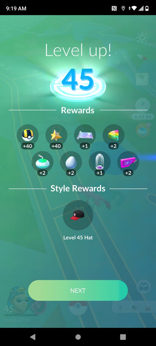 I'm moving on up, lol. Sheesh, it's been one hell of a journey. 4️⃣5️⃣❗❗❗#PokemonGo #Pokemon #LevelUp