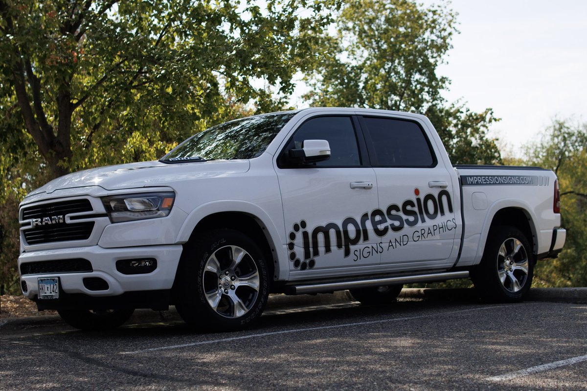 ImpressionSigns's tweet photo. Consistent branding? Yes, please! 😍

We just can't get enough! Peep our truck graphics, production area signage, mini- retractable banner, and stickers, https://t.co/go7bQQocQd