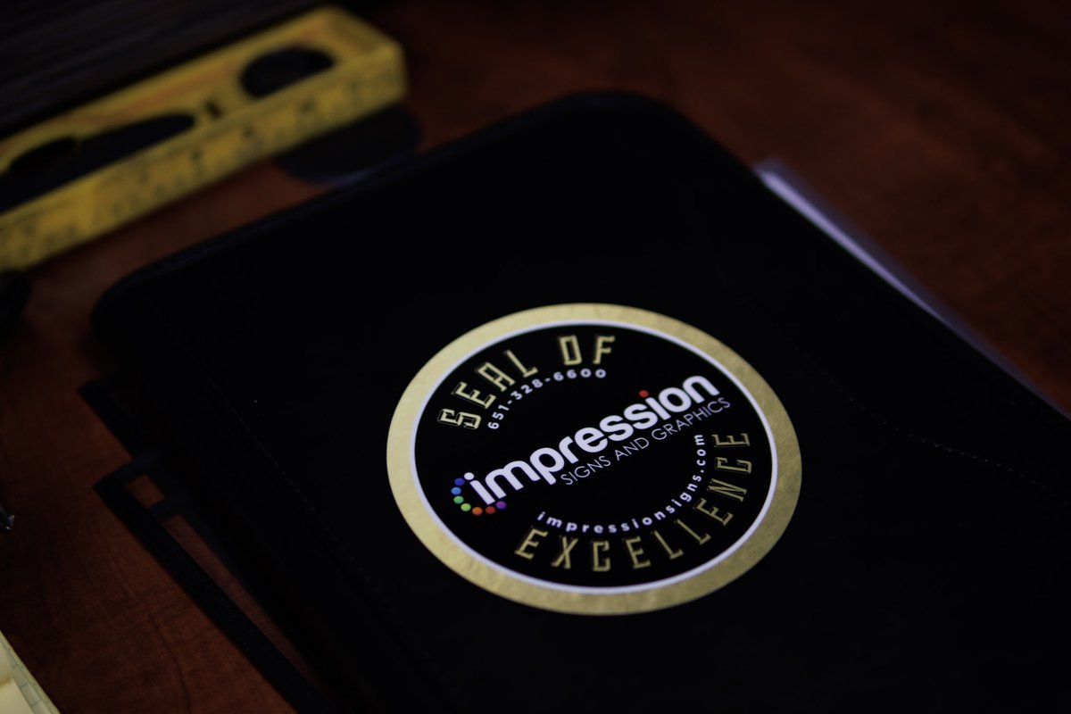 ImpressionSigns's tweet photo. Consistent branding? Yes, please! 😍

We just can't get enough! Peep our truck graphics, production area signage, mini- retractable banner, and stickers, https://t.co/go7bQQocQd