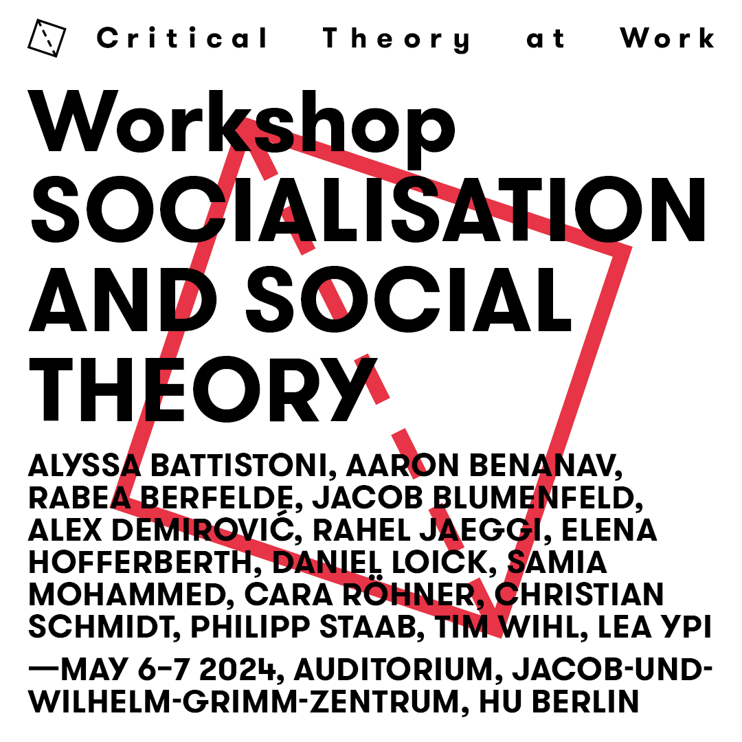 For those of you who missed out on our workshop "Socialisation and Social Theory" earlier this year, or if you want to refresh your memory: you can now find a great and detailed report of the event on our website!

Check links/downloads:

criticaltheoryinberlin.de/event/workshop…