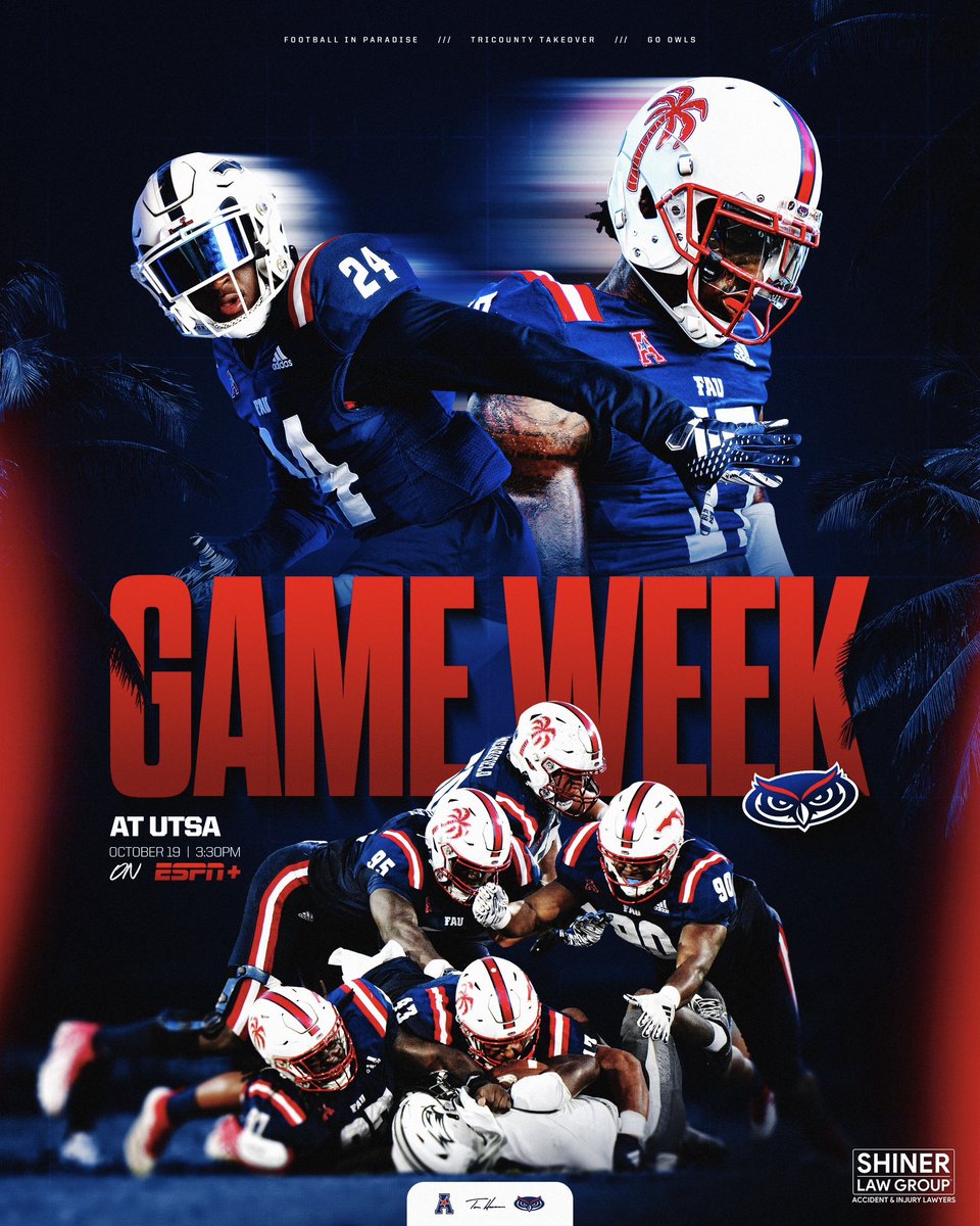 Headed to Texas this weekend!🤠

🗓️ October 19
⌚️ 3:30 PM
📍Alamodome | San Antonio, TX
🖥️ ESPN+
📻 @foxsports640 

#TriCountyTakeover
#WinningInParadise