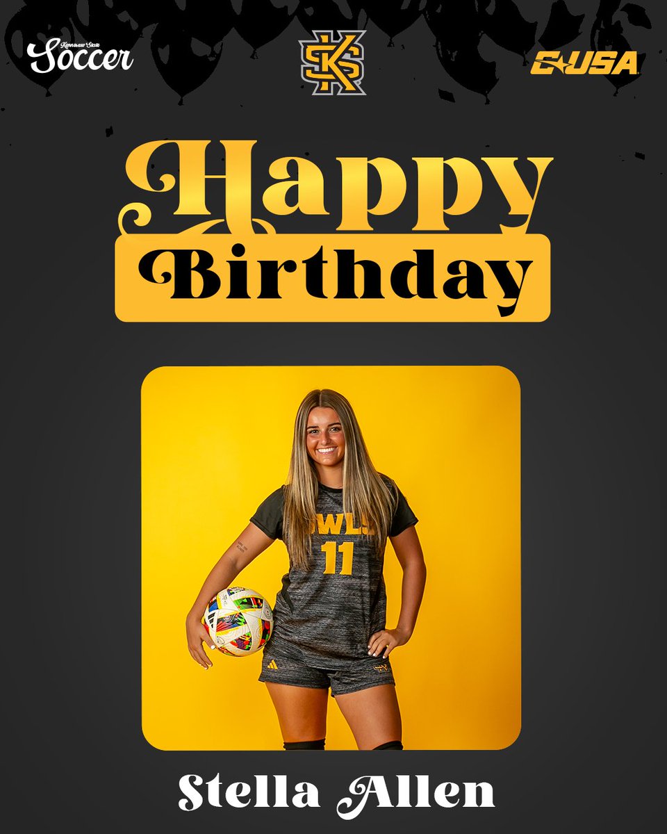 KSUOwlsWSOC's tweet photo. Happy Birthday Stella!!

#HootyHoo🦉 https://t.co/z6Wyoikrjb