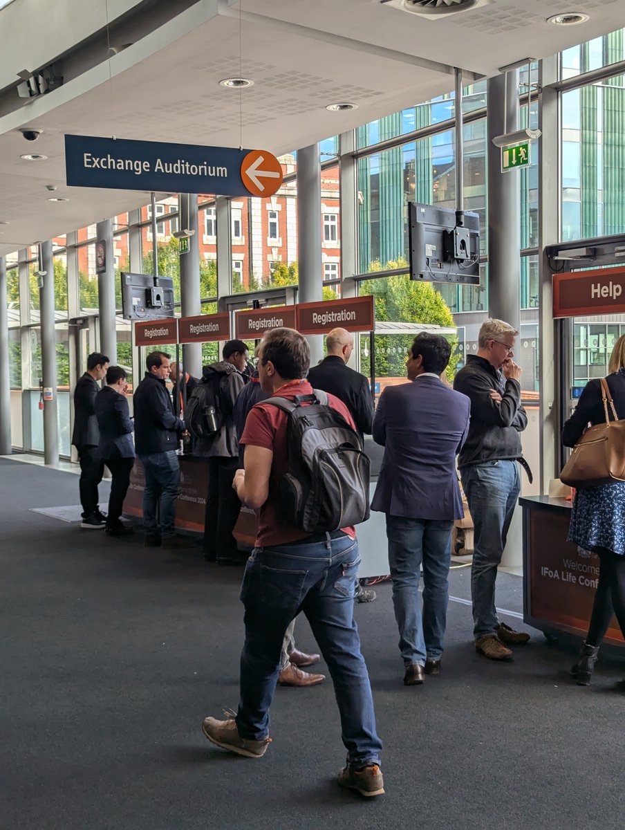 actuarynews's tweet photo. The crowds are gathering as we begin #LifeConf 2024 this afternoon.
Don't forget to visit the Exchange Hall where you can visit all our exhibitors and our own stand. https://t.co/fy6zQubt6k
