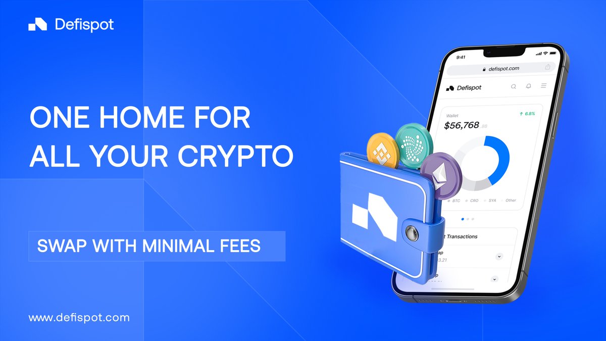 Defispot is your go-to platform for all things swapping, the one-stop solution for all your crypto needs, keeping you in control of your assets.

Decentralized, on-chain, and no KYC is required.

Swap with minimal fees, seamlessly within a single interface.

This is what Defispot