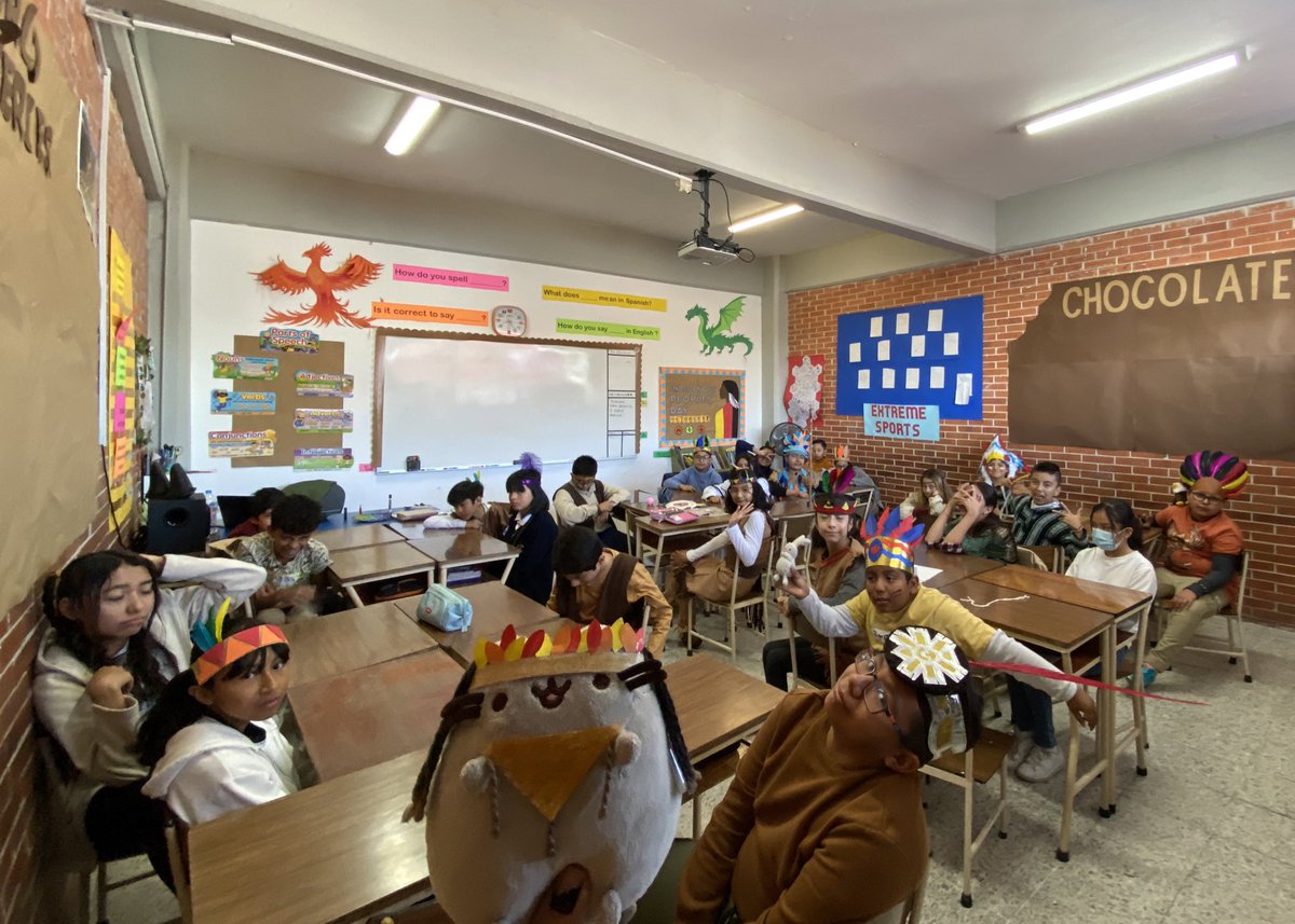 TeacherMonn's tweet photo. In celebration of Indigenous Peoples' Day, our 6th grade students engaged in a hands-on activity, building dream catchers and tepees to honor the rich cultural heritage and traditions of Indigenous communities. 🌿🪶 
@primlancaster https://t.co/Tp6DaubPrI